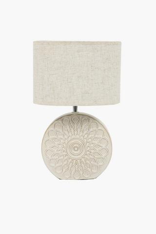 Ceramic Lace Pattern Lampset, E14