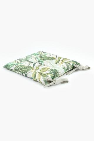 Printed Java Botanic Cotton Chairpad, 40x40cm