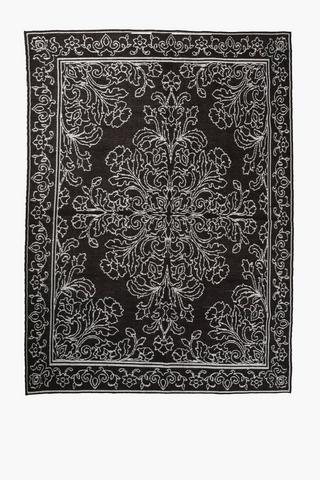 Chenille Jacquard Lorenzo Baroque Rug, 200x280cm
