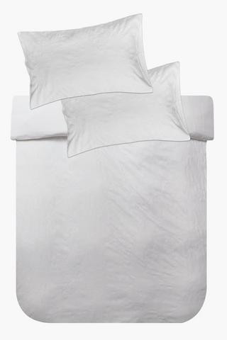 Embroidered Ditsy Floral Duvet Cover Set