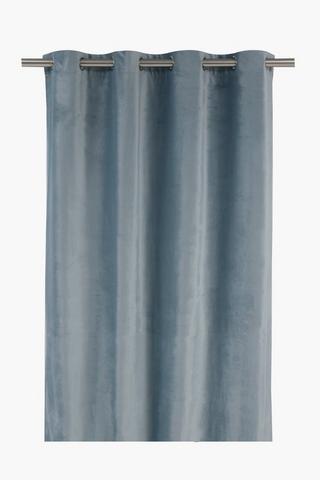 Eyelet Holland Velvet Curtain, 140x225cm