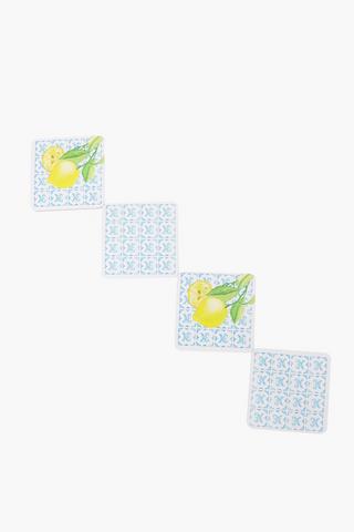4 Pack Sicily Cork Coasters