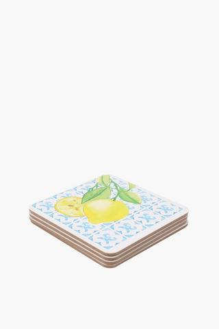 4 Pack Sicily Cork Coasters