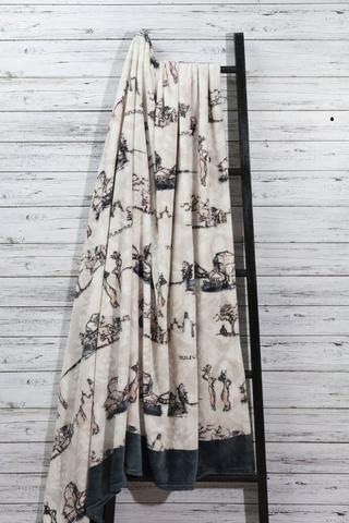 Colab Sanelisiwe Zulu Super Plush Blanket, 200x220cm