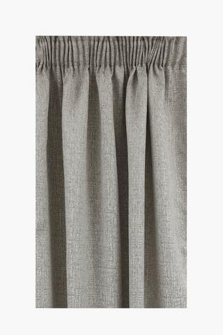 Taped Lined Jacquard Hayden Textured Curtain, 230x218cm