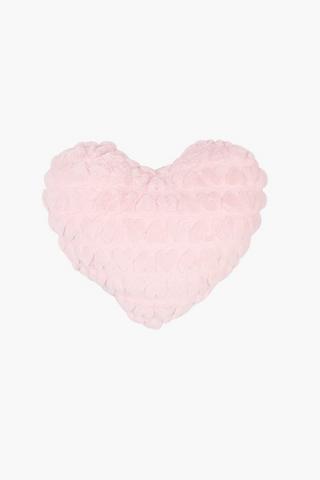 Jacquard Heart Shaped Small Cushion