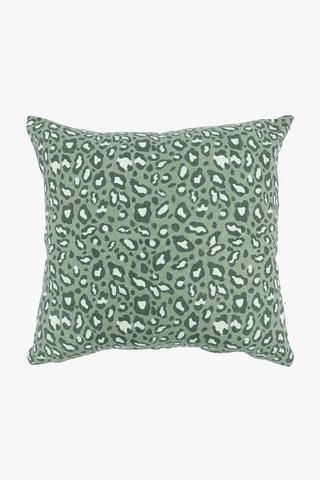 Printed Leo Scatter Cushion, 45x45cm