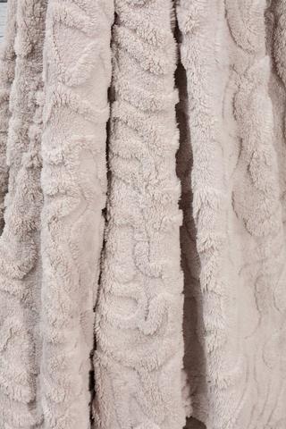 Jacquard Sherpa Squiggle Blanket, 150x200cm