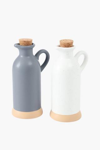Ceramic Condiment Pourer Set
