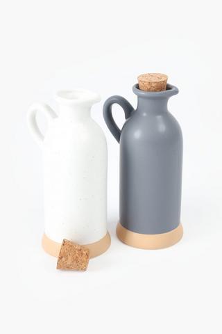 Ceramic Condiment Pourer Set