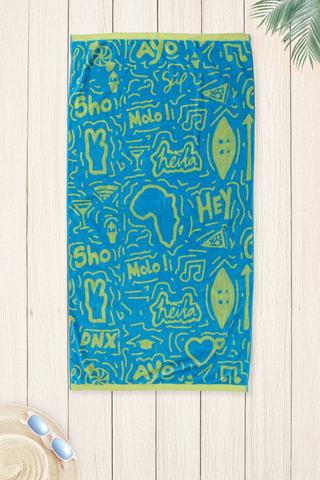 Colab Mandy Mngoma Jacquard Beach Towel, 85x160cm
