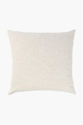 Premium Cotton Embroidered Paisley Scatter Cushion Cover, 60x60cm