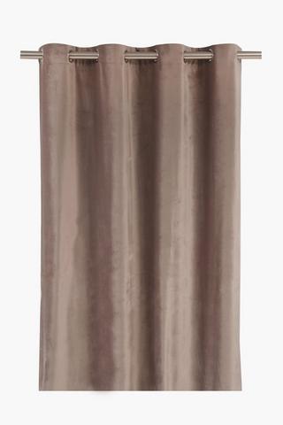 Eyelet Holland Velvet Curtain, 140x225cm