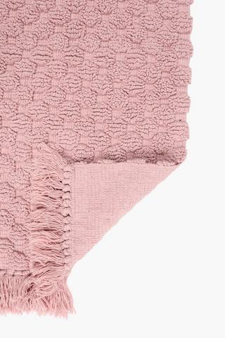 Fringe Cotton Bath Mat, 50x110cm