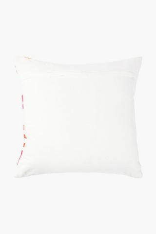 Textured Mallorca Floral Scatter Cover Only, 50x50cm
