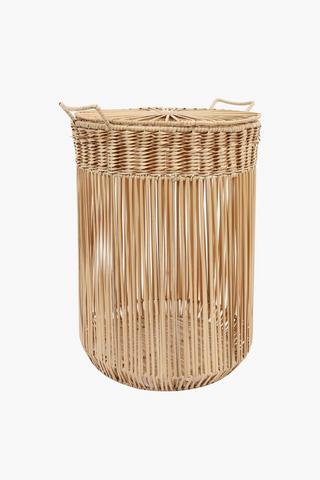 Moyo Woven Laundry Basket With Lid