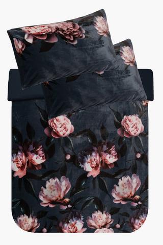 Velveteen Lombok Floral Duvet Cover Set