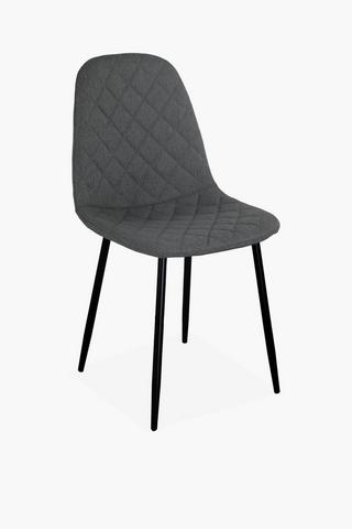 Diam Pu Quilted Dining Chair