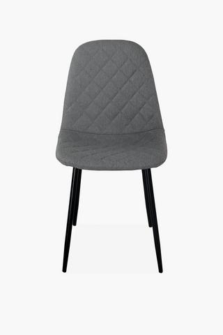 Diam Pu Quilted Dining Chair