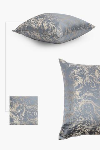 Tokyo Abstract Jacquard Feather Filled Scatter Cushion, 60x60cm