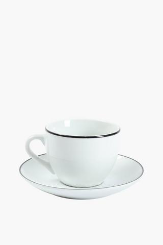 Cedar Rim Porcelain Cup And Saucer Set