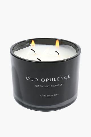 Oud Opulence Scent Candle, 10x10,5cm