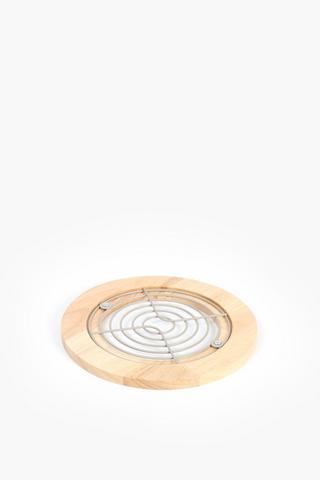 Metal And Wood Trivet