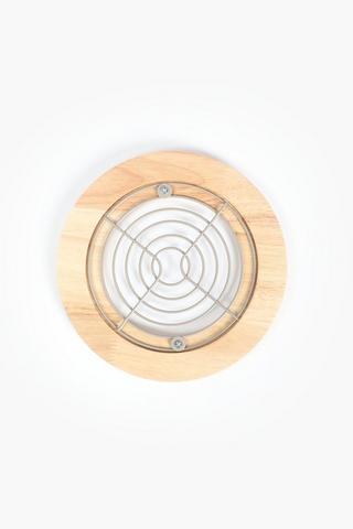 Metal And Wood Trivet