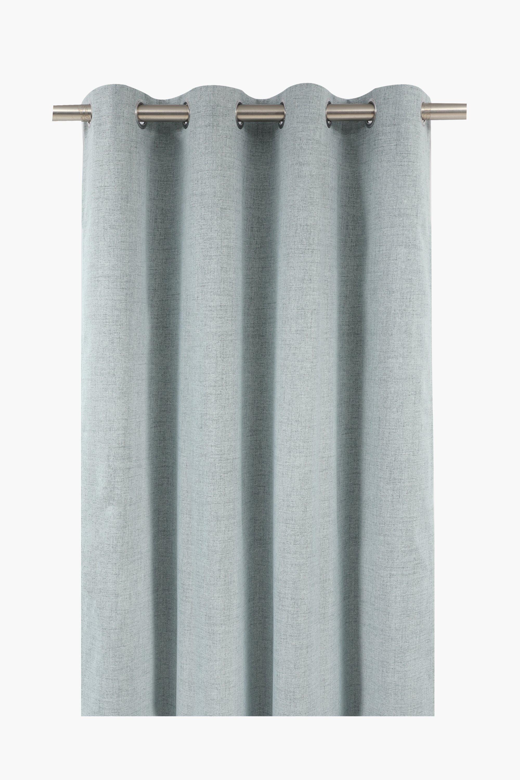 Natural Blockout Eyelet Curtain 140x225cm