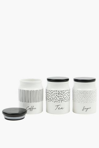 Monochrome Canister Set