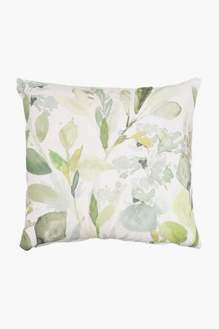 Printed Belinda Leaf Scatter Cover Only, 60x60cm