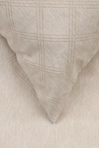 Soft Touch Marl Diamond Embossed Euro Conti Pillowcase