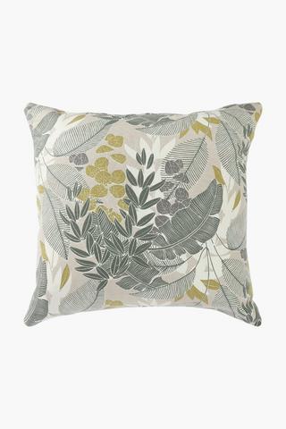Printed Boho Leaf Scatter Cover Only, 50x50cm