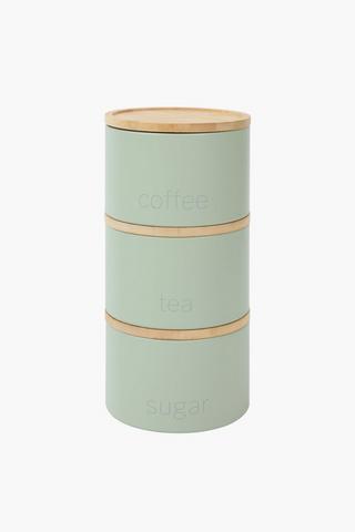 Metal Canister Stack Set