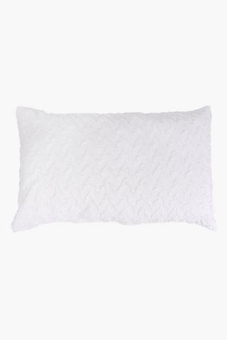 Soft Touch Embossed Chevron King Pillowcase