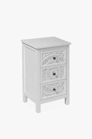 Angelique 3 Drawer Pedestal