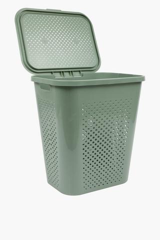 85l Dotted Laundry Basket, L55xw44xh59cm