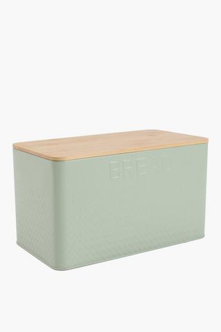 Metal Chevron Bread Bin