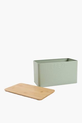 Metal Chevron Bread Bin