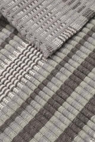 Carter Line Stripe Cotton Rug, 60x90cm