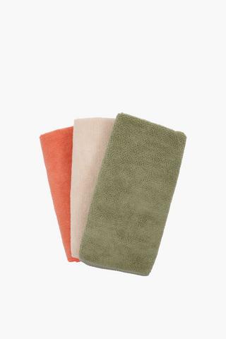3 Pack Microfibre Tea Towels