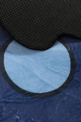 Shaped Rocket Flannel Rug,