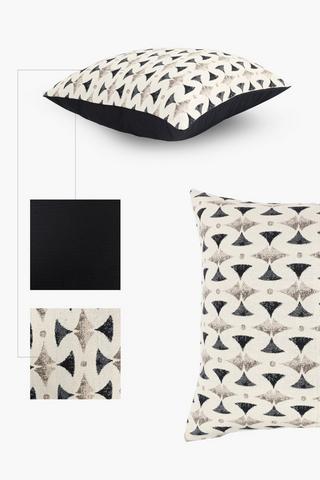 Cotton Jacquard Abaco Scatter Cushion, 60x60cm