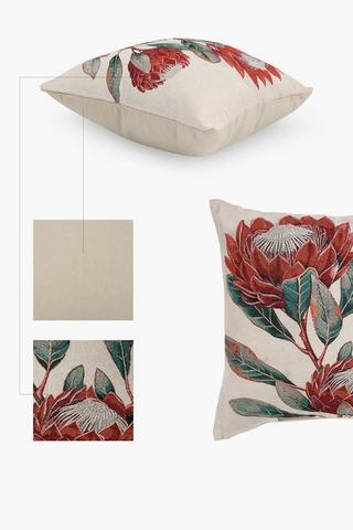 Tapestry Neve Protea Rustic Scatter Cushion, 48x48cm