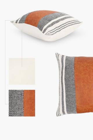Polycotton Dunes Stripe Scatter Cushion, 50x50cm