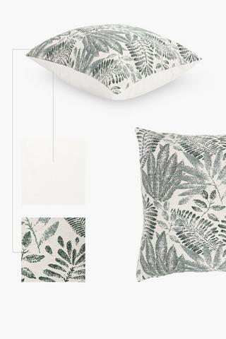 Jacquard Hazel Botanic Leaf Scatter Cushion, 60x60cm