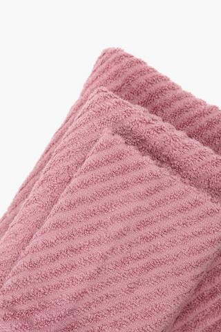 3 Pack Cotton Jacquard Diagonal Stripe Towel Set