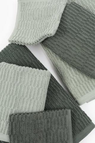 6 Pack Cotton Brick Towel Set