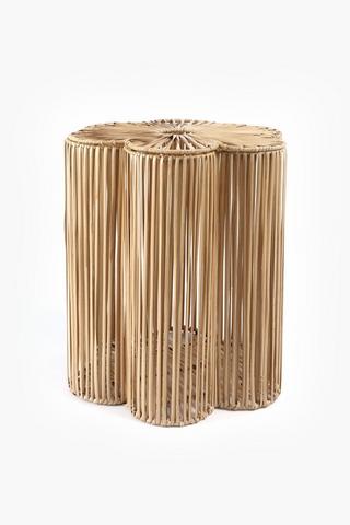 Natural Fabrication Flower Laundry Basket