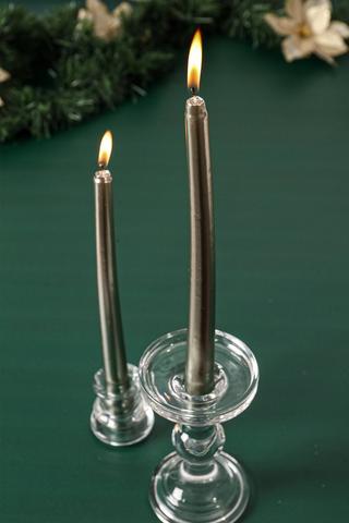 2 Pack Dinner Candles, 25cm